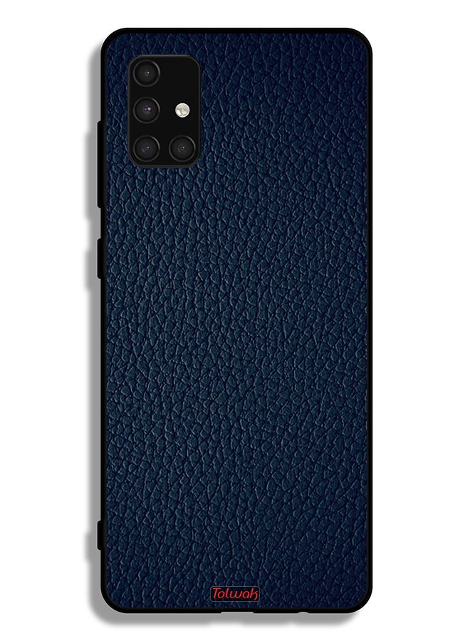 Tolwak غطاء حماية جلدي بنمط لهاتف Samsung Galaxy A71 4G - Image 1