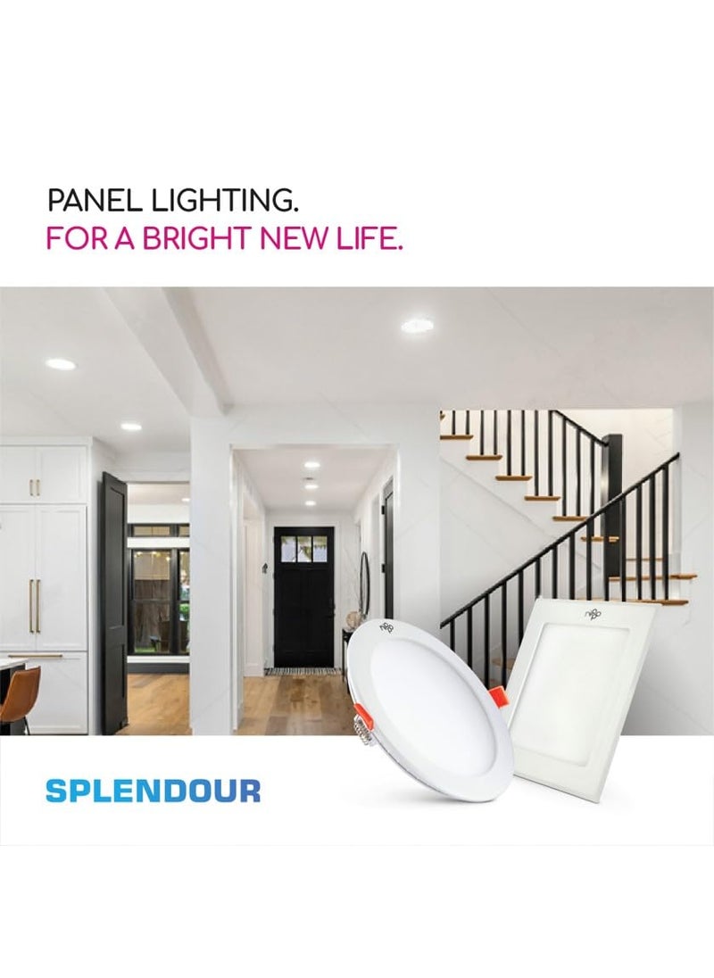 Nippo Nippo Splendour CDLR18W Round Cool Day Light LED Slim Panel Light Polycarbonate LED Downlight  - Image 2