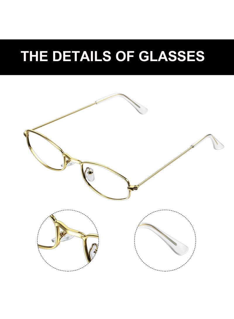 SYOSI طقم زي الجد SYOSI 8 قطع، طقم زي الرجل العجوز لملابس الأزياء/أدوات الحفلات/إكسسوارات masquerade، بما في ذلك شعر مستعار/نظارات/لحية مزيفة/حواجب صناعية/حمالة/رباط عنق/عصا - Image 5