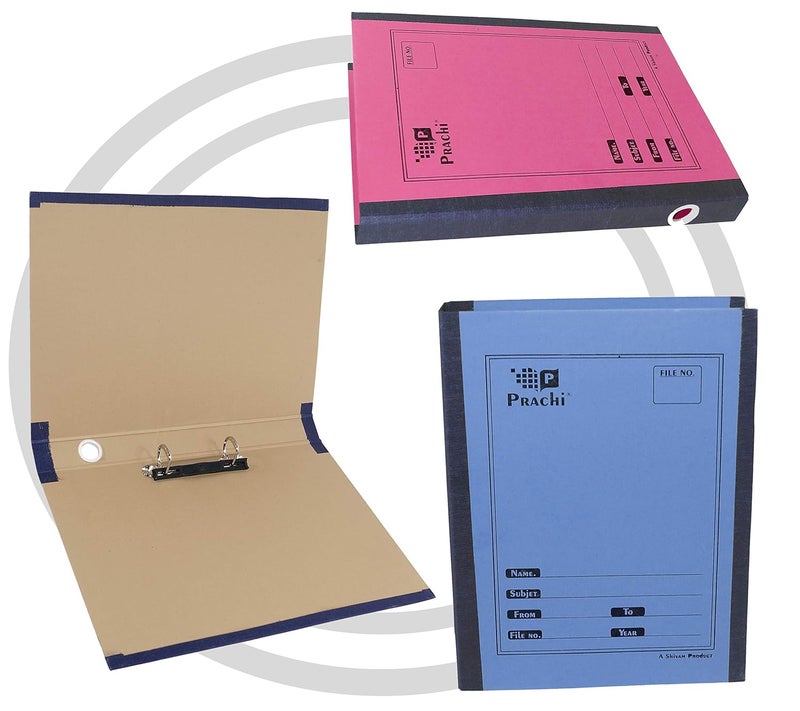 DAHSHA 12 Pack Spring Files A4 Size Paper Folder Cobra File Document Organizer Certificates Holder- Color May Vary (35 x 26 x 3.5 cm) - Image 5