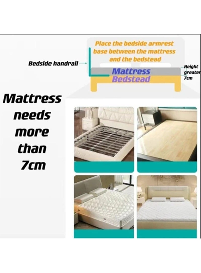 Aikanbo Bed Rails for Elderly Adults Safety Assist Rail for Seniors Bedside Fall Prevent Grab Bar with Storage Pocket Fits King Queen Full Twin Bed - Image 4