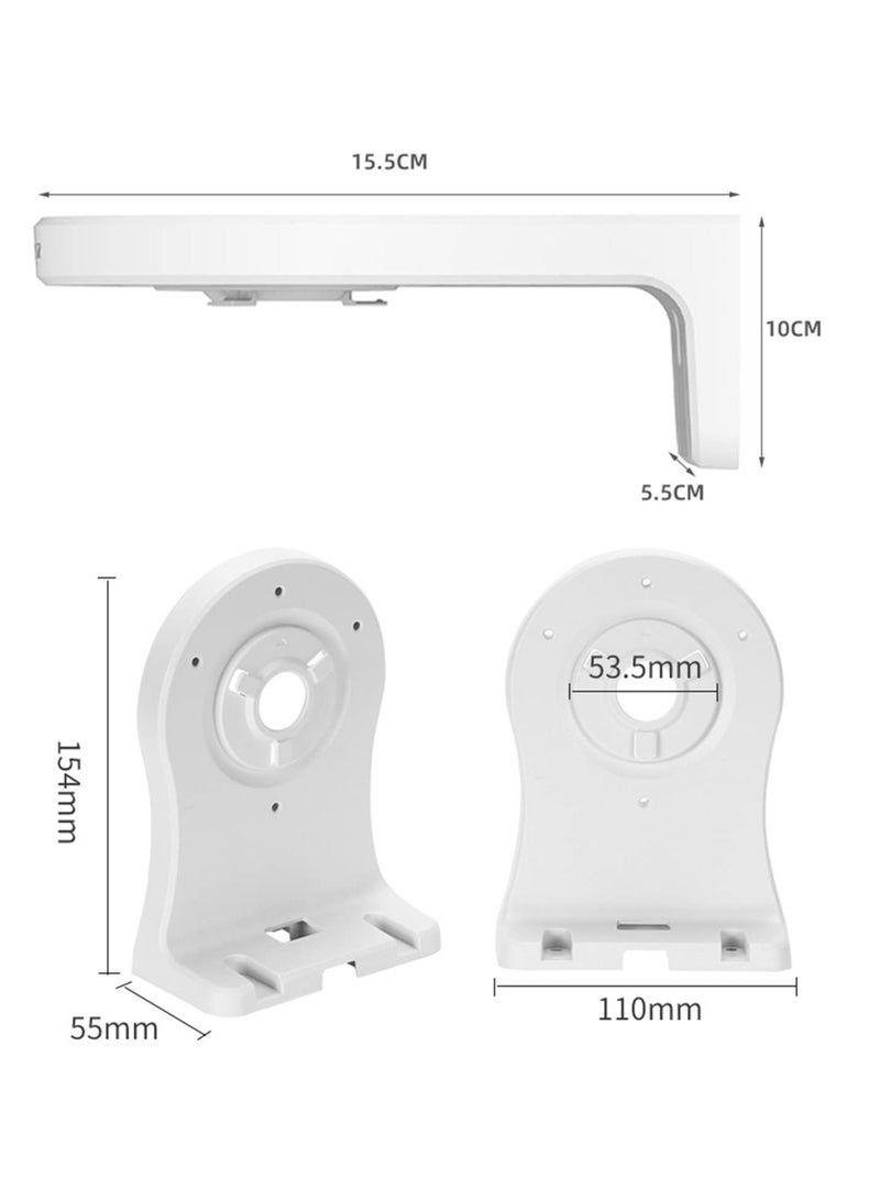 1 PCS Plastic WiFi Camera Mount for EZVIZ C6 C4 Series IP Camera, Camera Wall Bracket Camera Bracket Camera Bracket for Wall - Image 4
