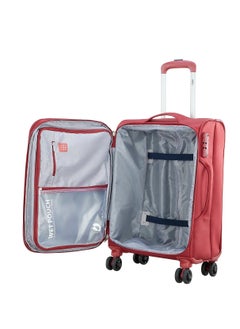 Airway Pro Expandable Soft Body Luggage Set with Smooth Dual Wheels Trolley Bags, Polyester Material, TSA Lock, Cabin| Medium| Large- Red - pzsku/ZC9F62BA13570747C0230Z/45/_/1739357043/a1a225c9-76da-486f-a6f1-65eed123a706