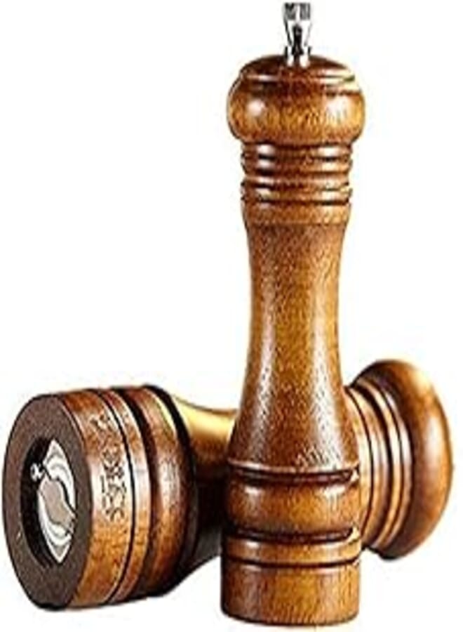 OR 1PCS for Salt&Pepper Grinder, 5-inch High Salt and Pepper Grinder, Strong Adjustable Solid Wooden Grinder