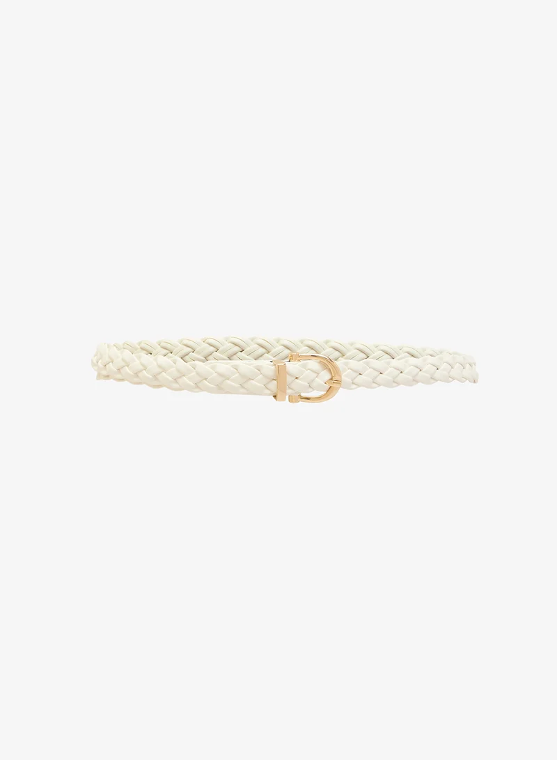 ELLA Gold Accent Braided Waist Belt