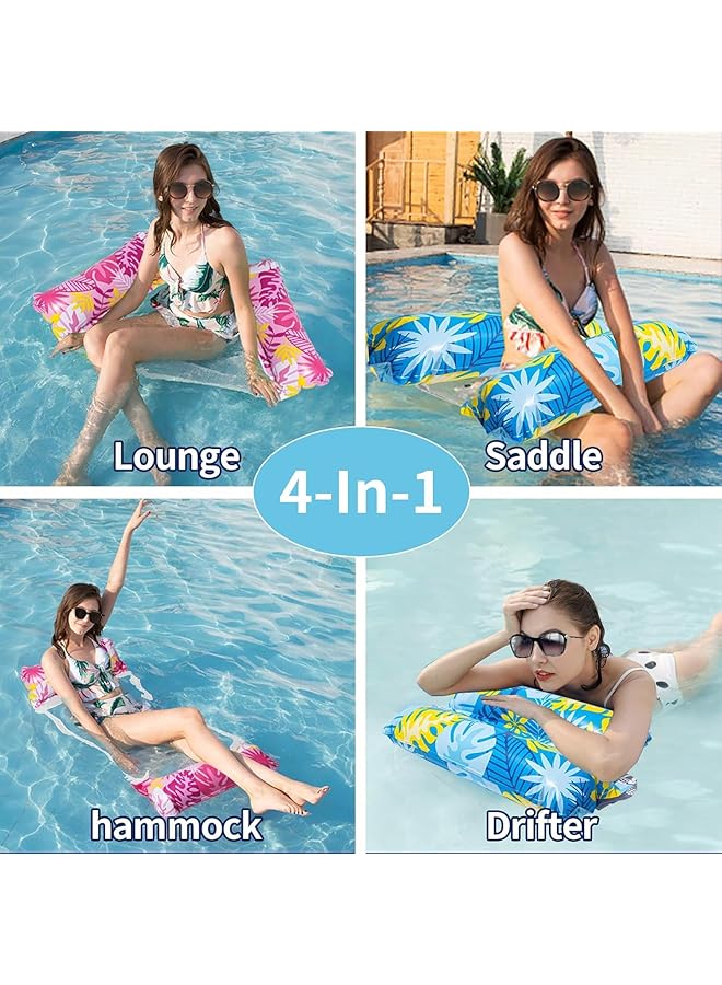 KASTWAVE Inflatable Pool Floats For Pool Floating For Adults Pool Floaties Lake Floats For Adults Water Hammock Pool Hammock Float Pool Chairs And Lounges For In Pool Packable Travel Pool Floats For Adults - Image 4