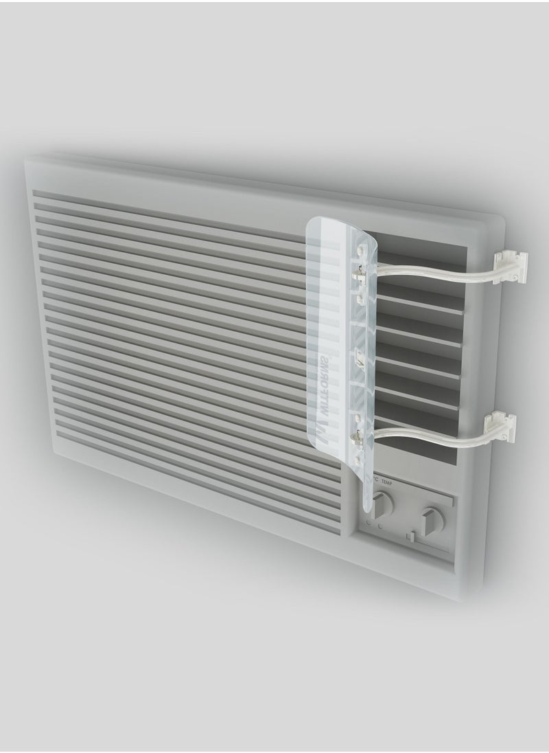 Witforms WITFORMS/WINDOW - Adjustable AC air Deflector Suitable for Central air conditioner's Register and Grille. Enhance Cooling and Heating Circulation, Transparent  - Image 3