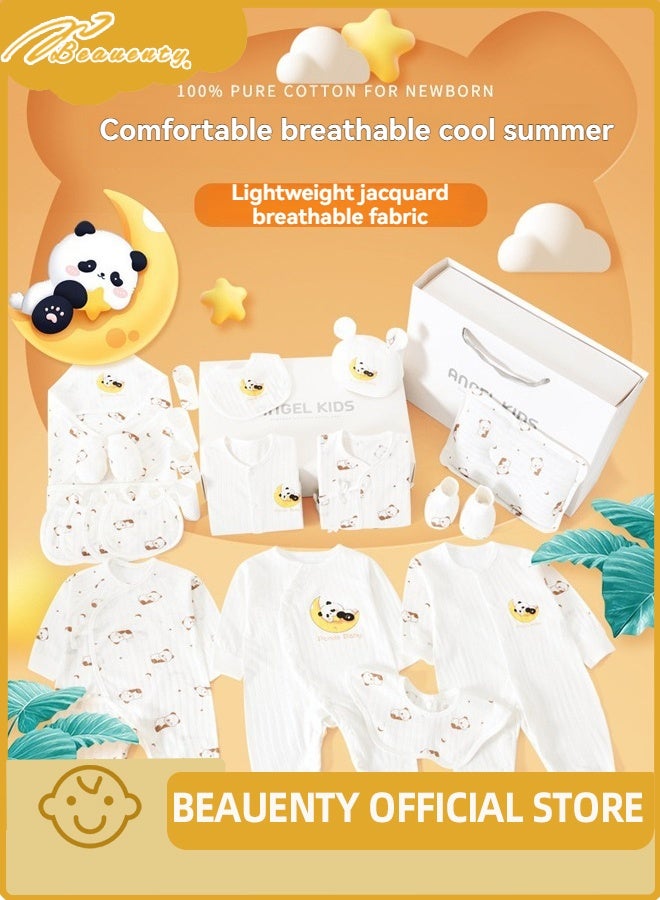 Beauenty 26PCS Newborn Baby Gifts Set, Newborn Layette Gift Set, Baby Clothes Accessories Set for Boys and Girls, Premium Cotton. - Image 3