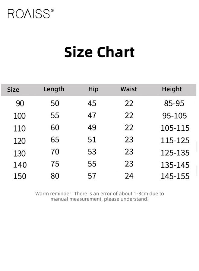 رويس بنطلون جينز كاجوال للأولاد، بنطلون جينز واسع الساق بخصر مطاطي، بنطلون جينز واسع بجيوب، بنطلون أنيق كلاسيكي للأولاد، مناسب للارتداء اليومي والمدرسة والأنشطة الداخلية والخارجية - Image 4