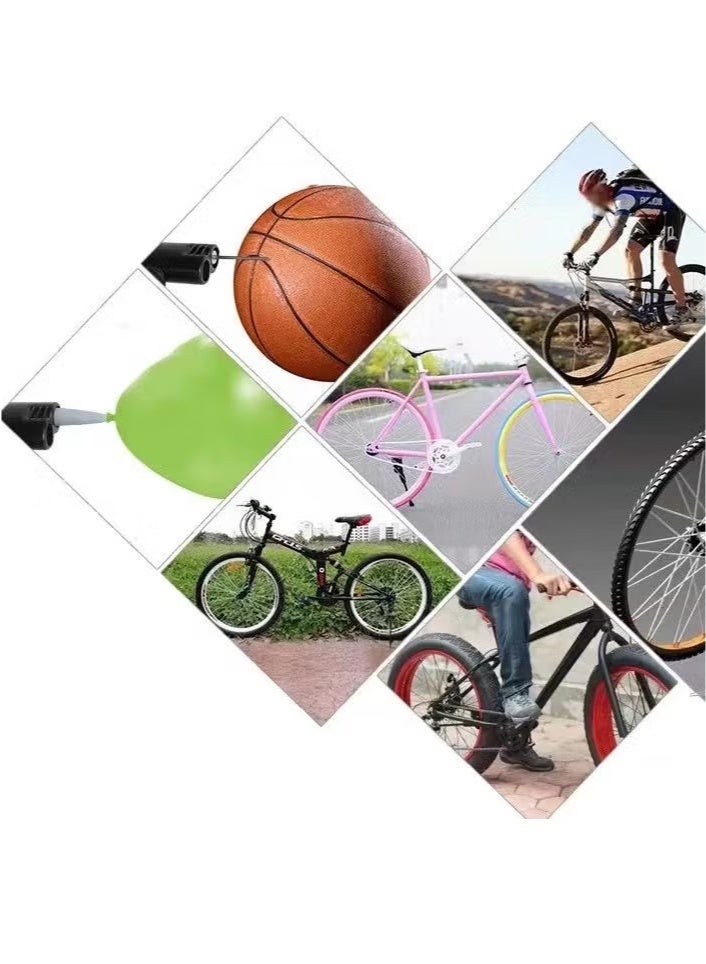 مضخة هواء عالمية لكرة القدم وكرة السلة والدراجات (تأتي مع ثلاث إبر هوائية) - Image 2