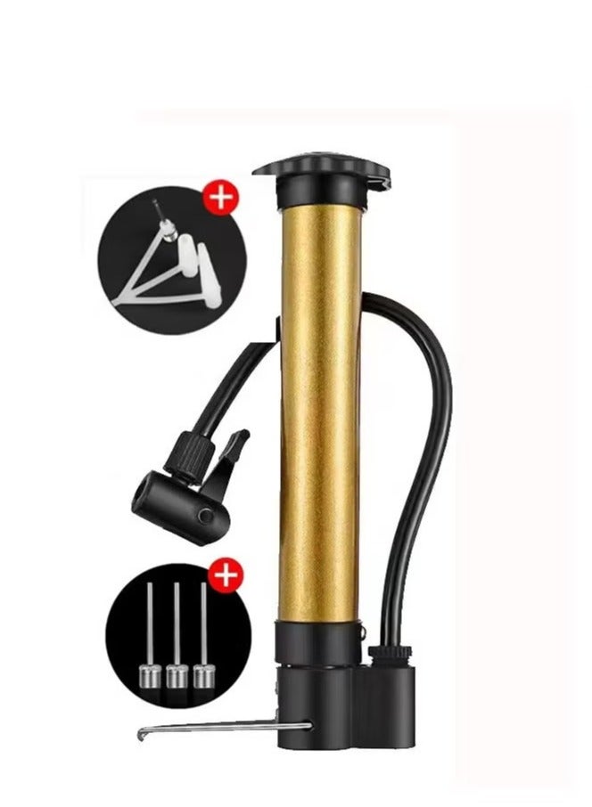 مضخة هواء عالمية لكرة القدم وكرة السلة والدراجات (تأتي مع ثلاث إبر هوائية) - Image 1