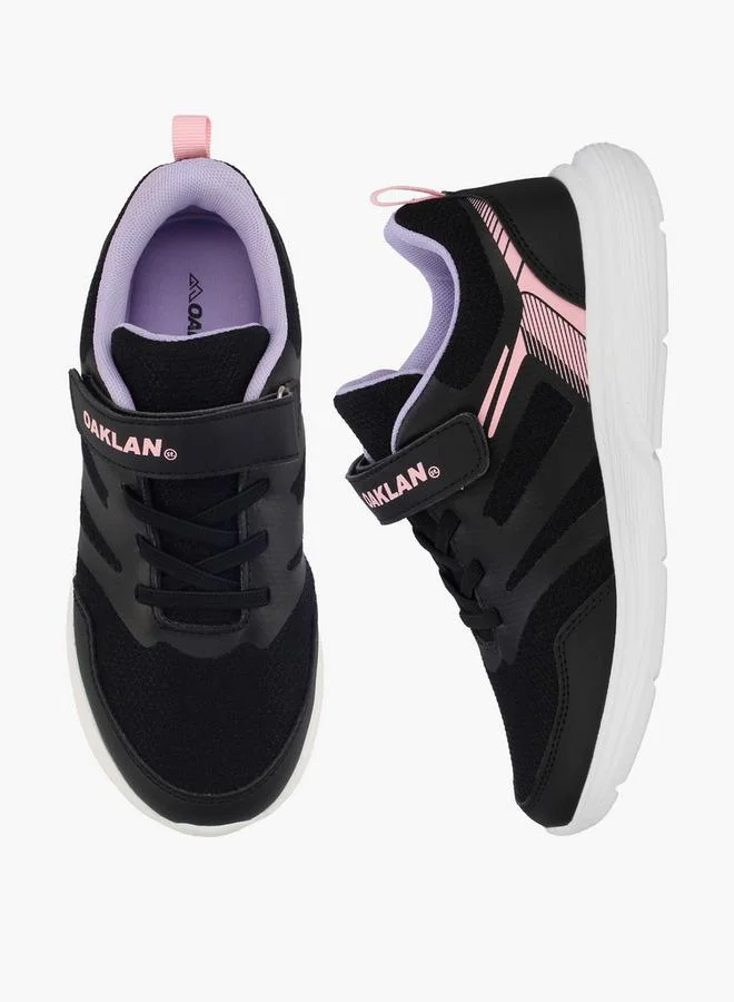 Oaklan By Shoexpress Girls Hook & Loop School Running Shoes