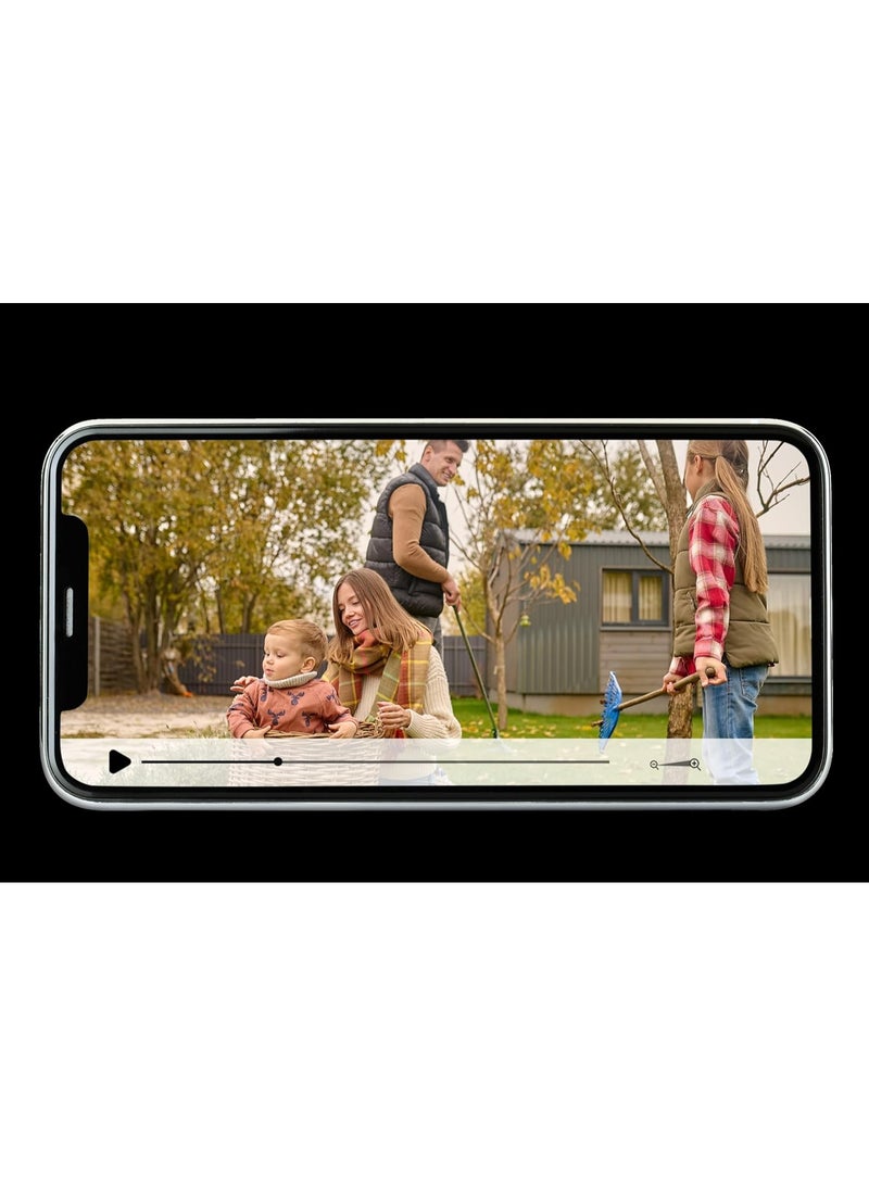 Promage Connect PC-S422 Solar WiFi PTZ Security Camera – 4MP 2K Resolution, 10X Zoom, Color Night Vision (50FT), Motion Detection, 2-Way Audio, IP65 Waterproof Outdoor Surveillance Cam with TF Card Support (Up to 128GB) - Image 5