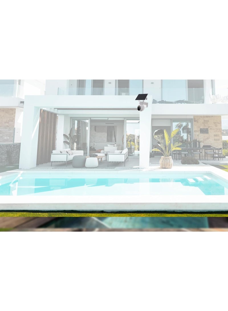 Promage Connect PC-S422 Solar WiFi PTZ Security Camera – 4MP 2K Resolution, 10X Zoom, Color Night Vision (50FT), Motion Detection, 2-Way Audio, IP65 Waterproof Outdoor Surveillance Cam with TF Card Support (Up to 128GB) - Image 4