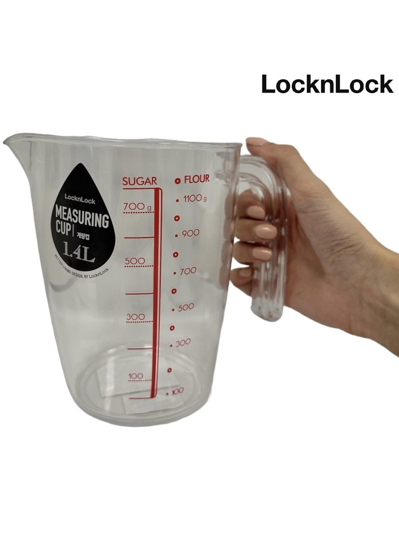 LOCK & LOCK LocknLock 1.4L Measuring Cup – Durable, BPA-Free Kitchen Essential, Microwave and Dishwasher Safe  - Image 3