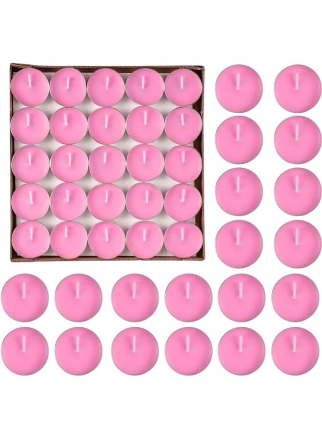 MOMENT 50 Pack Tea Lights Candles, Tealight Candles, White Smokeless Dripless Long Lasting Tea Light Candles, Tea Candles For Weddings Party Shabbat Home Decorative Tealights - Image 1