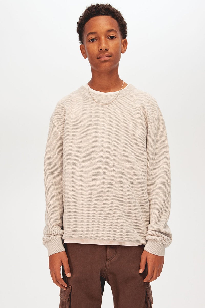 H&M Textured-Knit Jumper - Image 1