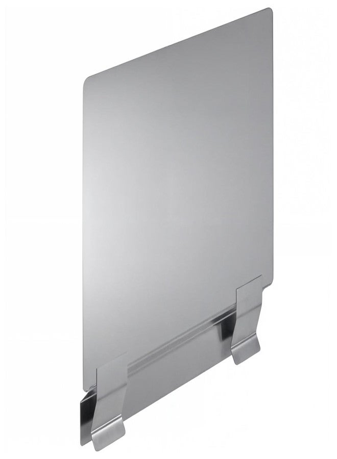 AmGood 20.5 in. x 18 in. Deep Fryer Splash Guard - 18-Gauge 304 Stainless Steel - Image 1