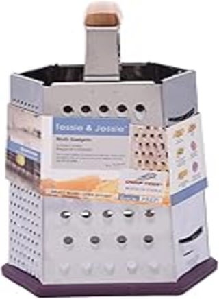 Danny Home SK-9067 Professional Box Grater Nonstick Coating Stainless Steel with 6 Sides - Vegetable Chopper, Kitchen Cutter, Shredder for Cheese & Vegetables - Multi Color - pzsku/ZC9F739F3E763740FD7B9Z/45/_/1723236099/595123bc-ed7e-40fb-a7a1-ec528ea6c593