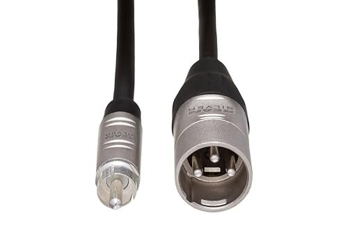 Hosa HRX010 Pro Unbalanced Interconnect REAN RCA to XLR3M 10 Feet - Image 3