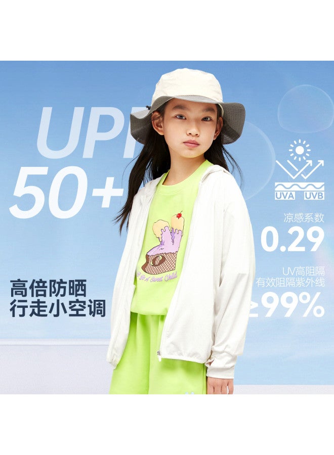 Annil kids' Summer Breathable Stretch Sunscreen Jacket Lightweight Air-conditioning Outerwear - Image 2