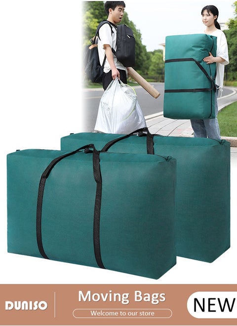Extra Large Storage Bag for Moving 150L Organizer Bags,Heavy Duty Oxford Water-Resistant Storage Bag Organizer,Foldable Storage Totes for Clothes, Camping, Travel, Space-Saving Organizer, Duffle Bags for Moving Boxes
