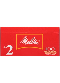 Melitta Melitta #2 Cone Coffee Filters, Unbleached Natural Brown, 100 Count (Pack of 6) 600 Total Filters Count - Packaging May Vary  - Image 3