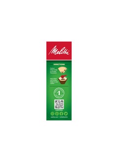 Melitta Melitta #2 Cone Coffee Filters, Unbleached Natural Brown, 100 Count (Pack of 6) 600 Total Filters Count - Packaging May Vary  - Image 2