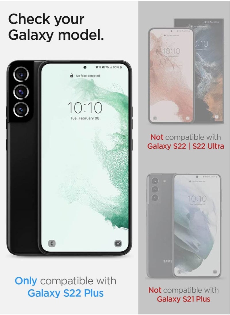 Spigen - Glastr EZ FIT Premium Tempered Glass Screen Protector [2 Pack] for Samsung Galaxy S22 PLUS (2022) - Case Friendly - Image 1