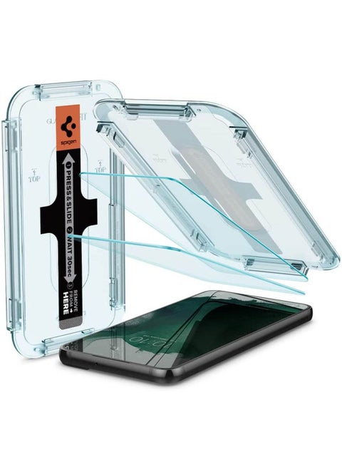 Glastr EZ FIT Premium Tempered Glass Screen Protector [2 Pack] for Samsung Galaxy S22 PLUS (2022) - Case Friendly