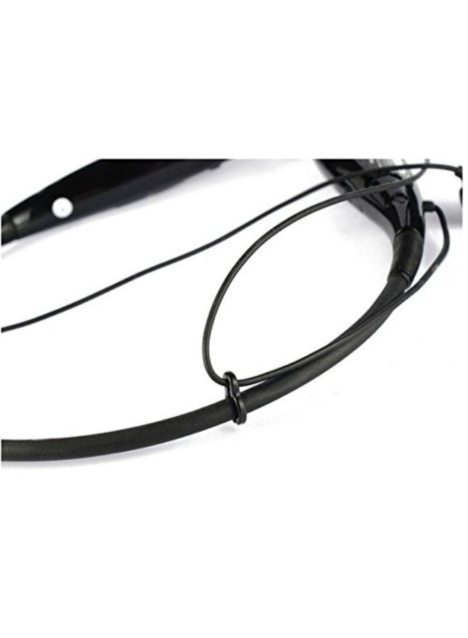 سمّاعة أذن داخلية بطوق حول الرقبة تعمل بالبلوتوث أسود - Image 4