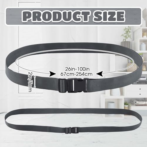 Wowangce 2 Pack Mattress Moving Straps, Adjustable Packing Straps with Buckles for Mattress Storage or Moving, Fits Queen & King (100" x 2") - Image 2