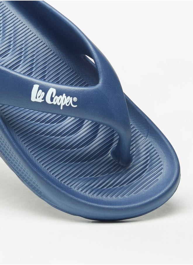 Lee Cooper - Men's Textured Slip-On Thong Slippers - Image 1