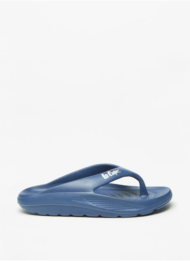 Lee Cooper - Men's Textured Slip-On Thong Slippers - Image 1