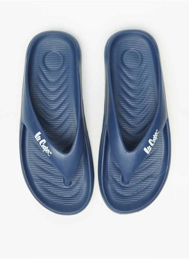 Lee Cooper - Men's Textured Slip-On Thong Slippers - Image 1