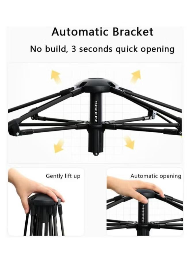 Foldable Outdoor Waterproof Ultralight Travel Portable 1-2 Person Outdoor Dome Camping Tent Travel Pop-up Automatic Tent Size: 2*1.5*1.35m - Image 2