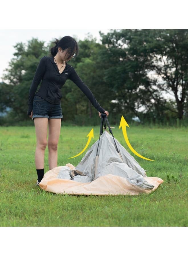 Foldable Outdoor Waterproof Ultralight Travel Portable 1-2 Person Outdoor Dome Camping Tent Travel Pop-up Automatic Tent Size: 2*1.5*1.35m - Image 3