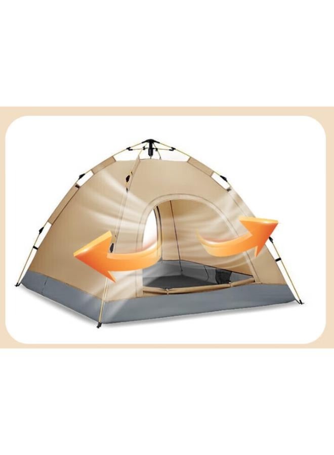 Foldable Outdoor Waterproof Ultralight Travel Portable 1-2 Person Outdoor Dome Camping Tent Travel Pop-up Automatic Tent Size: 2*1.5*1.35m - Image 5