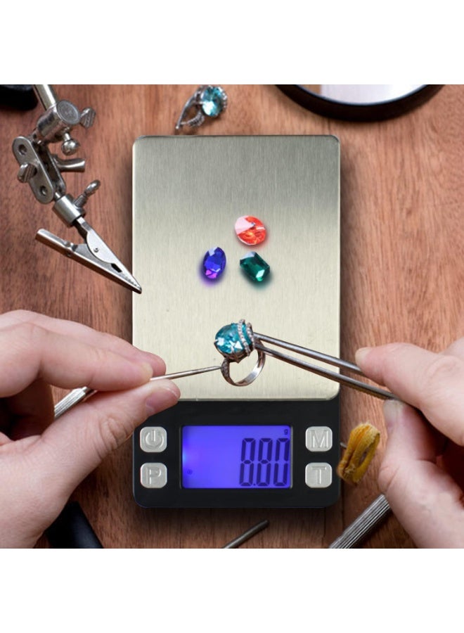 High-Precision Digital Mini Scale – 200g x 0.01g Accuracy – Portable Pocket Scale for Measuring Herbs, Spices, Powders, Jewelry, Supplements & Lab Use  - Image 2