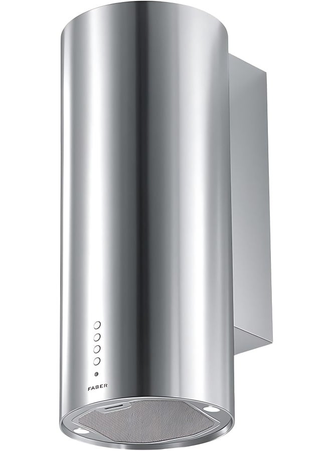 فابر Kitchen Cooker Hood, 37 cm Wall-Mount, 620 m³/h Suction Power, 3-Speed + Intensive, LED Lighting, Stainless Steel, ECLIPSE EV8 LED X A37 ( Made in Italy ) Wall Fixed 250 W 335.0538.983 Stainless steel - Image 1