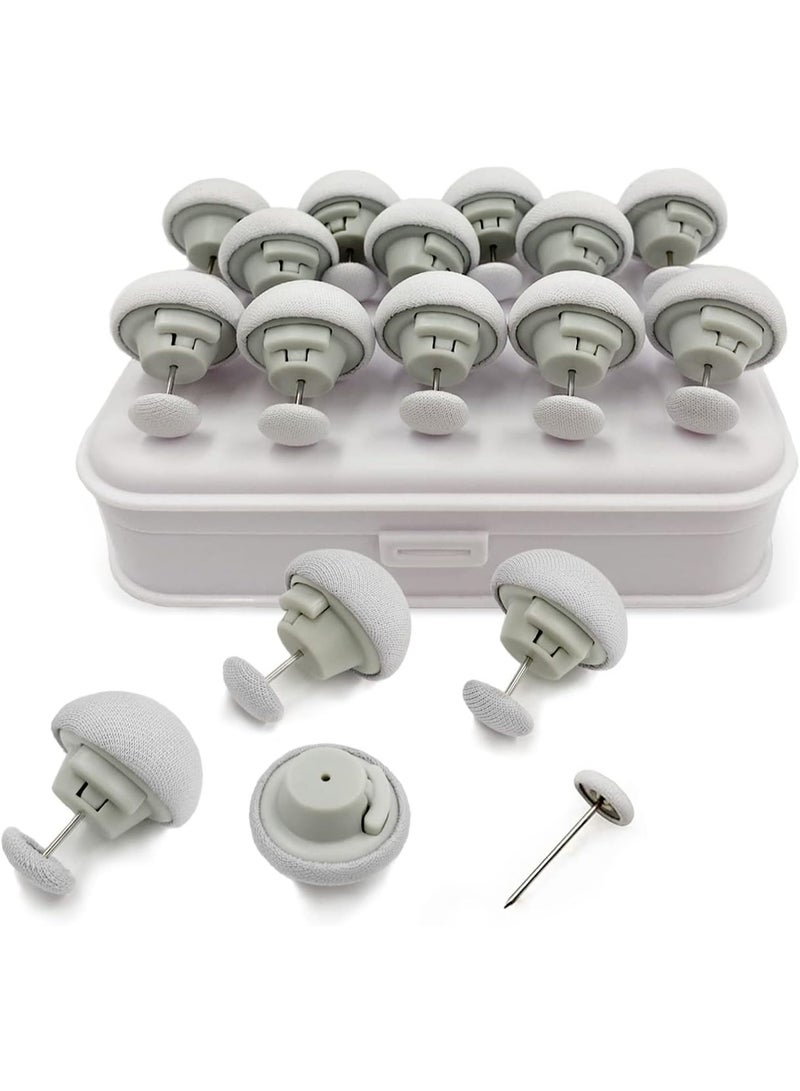 Duvet clips, 12 sets, duvet clips to fix the duvet inside, prevent the duvet from moving, double-sided plastic staple fasteners for duvets, pillows and curtains - Image 5