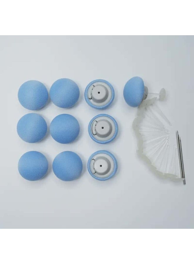 Duvet clips, 12 sets, duvet clips to fix the duvet inside, prevent the duvet from moving, double-sided plastic staple fasteners for duvets, pillows and curtains - Image 4