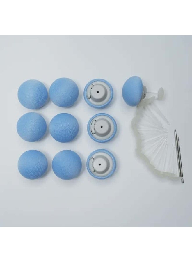 Duvet clips, 12 sets, duvet clips to fix the duvet inside, prevent the duvet from moving, double-sided plastic staple fasteners for duvets, pillows and curtains - Image 3