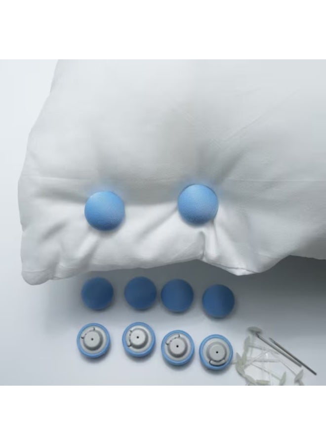 Duvet clips, 12 sets, duvet clips to fix the duvet inside, prevent the duvet from moving, double-sided plastic staple fasteners for duvets, pillows and curtains - Image 2
