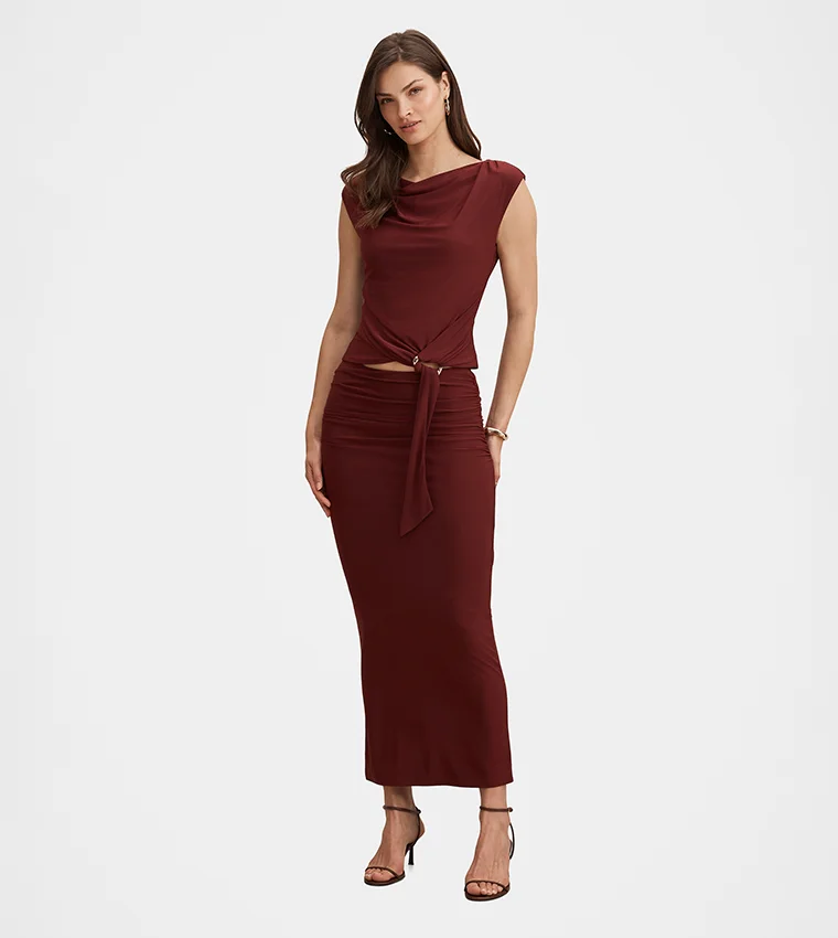 Forever New  Jazelle Jersey Maxi Skirt for Women | Best Price UAE