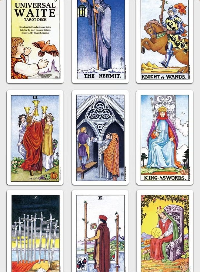 NIBEMINENT Universal Waite Tarot Deck Divination Cards Game - Image 3
