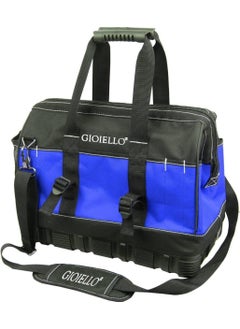 Chanta TC211 Blue Black Fabric Suit Bag 40X22X33 cm 
