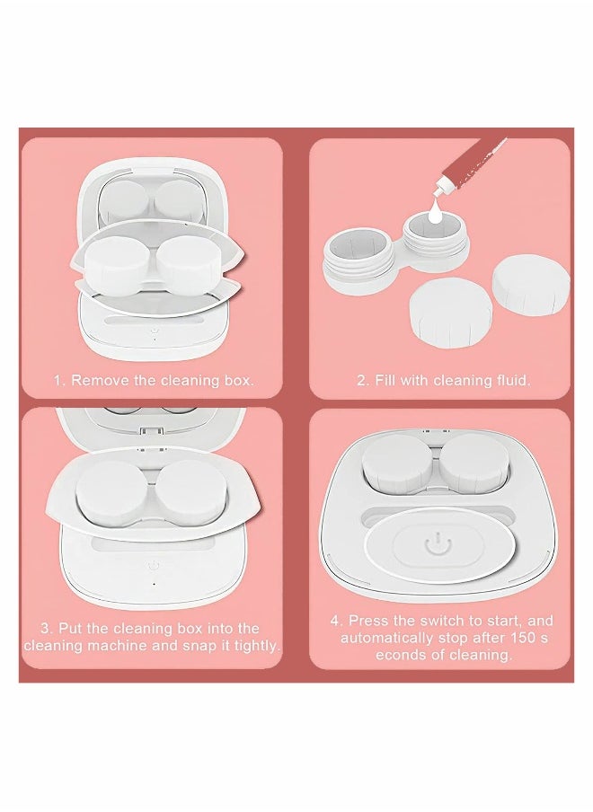 Generic Ultrasonic Contact Lens Cleaner with USB Charger - Perfect for Soft, Colored, RGP Lenses at Home & Travel  - Image 5
