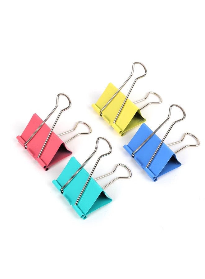 Simaa 12 Colored Long Tail Clips, 51mm Binder Clips, Office Supplies, 19880 - Image 2