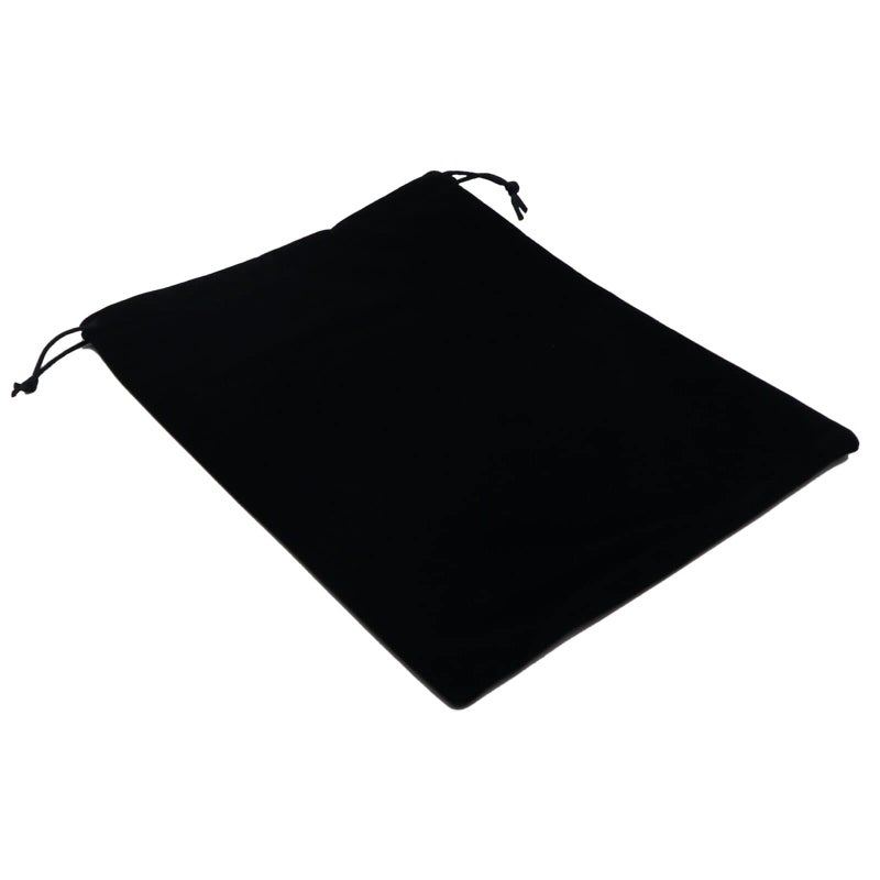 Aestivate 8 Pack Large Velvet Drawstring Pouch  Velvet Bag 8?10 Inch Storage Bag Cosmetics Pouches Dust Bag 8 Pieces(Black) - Image 1
